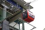 Eine der beiden Gondeln der Hat Yai Cable Car am 16.Mai 2025 in der Thao Maha Phrom Station.