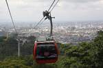 Eine der beiden Gondeln der Hat Yai Cable Car am 14.Jänner 2026.