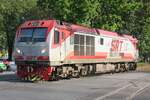 QSY 5217 (Co'Co', de, CRRC Qishuyan, Bj.2021) am 02.März 2026 als Lokzug auf der EK mit der Thanon Si Ayutthaya.