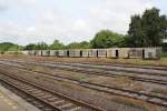 Eine Gruppe von ต.ญ.(=C.G./Covered Goods Wagon) am 23.August 2010 im Bf.