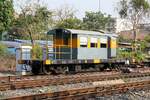 บ.พ.ห.51004 (บ.พ.ห.= B.B.V./Bogie Brake Van) am 28.März 2023 in der Phitsanulok Station.