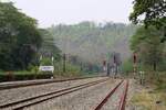 Nördlicher Gleisbereich der Bak Pan Station am 22.März 2025.