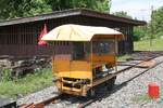Kleinwagen รบ.6/023 (รบ.=RB.) am 30.Mai 2025 in der Den Chai Station.