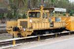 SRT รบน.022, ein meterspuriger Oberbauwagen der deutschen Type Klv51, am 25.Februar 2026 in der Mae Mo Station.