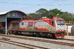 QSY 5220 (Co'Co', de, CRRC Qishuyan, Bj.202?) wartet am 27.Februar 2026 im Depot Phitsanulok auf den nächsten Einsatz.