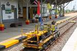 Kleinwagen รบ.6/??? (รบ.=RB.) am 18.April 2026 in der Khok Salung Station.