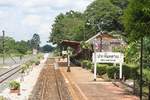 Prachantakam Station, Blickrichtung Chachoengsao, am 14.Mai 2017.
