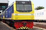 CSR 5111 (Co'Co', de, CSR Qishuyan, Bj.2014) am 19.April 2026 im Locomotive Repair Shop Si Racha.
