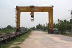 Containerterminal des Bf. Chon Buri am 30.Mai 2013.