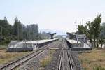 Die im Zuge des 2 gleisigen Ausbau der Southern Line neu errichtete Suan Son Pradipat Station.