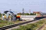 Am 09.Dezember 2023 war in der Nong Sala Station der 2 gleisigen Ausbau der Southern Line schon abgeschlossen und einige Bahndienstfahrzeuge sowie jede Menge nicht mehr benötigte