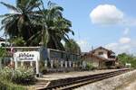 Hausbahnsteig der Khiri Ratthanikhom Station am 18.M�rz 2026.