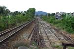 Bahnhof Surat Thani am 21.Mai 2016.