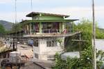 Stellwerk des Bahnhof Surat Thani am 20.Mai 2016.