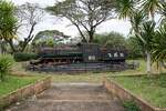 Direkt gegenüber der Kantang Station, auf dem Gelände des ehemaligen Depot, befindet sich der Railway Memorial Park.