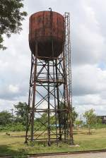 Im Gegensatz zur Drehscheibe wird der Wasserturm auch heute noch verwendet, Bf.