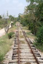 Der Zustand der Strecke der Mae Khlong Line verschlechtert sich immer mehr.