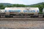 บ.ซ.ล.444035 (บ.ซ.ล. =B.C.P./Bogie Cement Pressure Discharge Wagon) am 23.August 2010 in der Hin Lap Station.