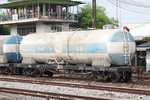 บ.ซ.ล. 444035 (บ.ซ.ล. =B.C.P./Bogie Cement Pressure Discharge Wagon) am 23.Mai 2016 in der Surat Thani Station.