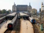 Bahnhof Haydarpasha, auf der asiatischen Seite Istanbuls, von der Strassenbrcke aus gesehen