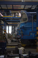 der andere Blick auf Laminatkas, möglich zum  Národní den železnice 2018 in Budweis.