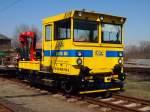 SZDC Bauzug MUV 74.1 004 auf Hbf. Kralupy nad Vltavou am 15.4.2013.