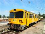 SŽ FS-3 99 54 9464 001-5 (810 275-5) Photogrammetrischer Messwagen zur Vermessung von Querschnitten am 5.6.2022 in Kralupy nad Vltavou.