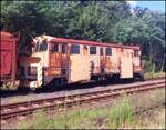 Der Schneepflug KSP 411S 03-62 (Poland) in Bahnhof Lu�n� u Rakovn�ka am 6.7.2026