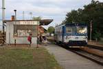 CD 809 179-5 als Os 14521 nach (baustellenbedingt nur bis) Kobyli na Morave am 15.August 2018 im Ausgangsbahnhof Zajeci.