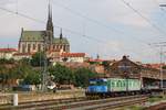 CZ-ELZEL 797 705-1 am 03.August 2019 im Bahnhof Brno hl.n..