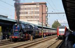 498 104 am 24.09.16 im Bahnhof Cheb/Eger