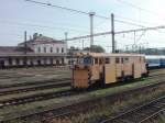 Schneepfluglok KSP 411 im Bahnhof Chomutov ( Komotau )2011.09.04