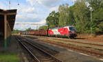 ELLCargo Motion Vectron 193 749 mit Holzzug in Franzensbad abgestellt am 03.09.2020