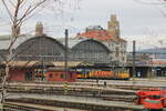 RegioJet 162 xxx mit dem RGJ 1005 nach Havřov, am 14.02.2024 in Praha hl.n..