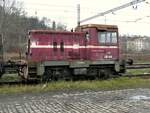 einen weiteren Zwischenhalt im Bahnhof Praha-Smichov, hier steht im November 2017 die bei Railjet im Dienst stehende 703 602 