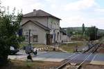 Bahnhof Tetcice am 15.August 2018.