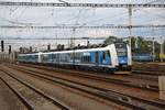 CD 660/661 002 und 660/661 001 fahren am 14.August 2018 als Rx 804 (Olomouc hl.n. – Brno hl.n.) aus dem Bahnhof Breclav.