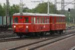 CSD M131.1448 (CD 801 615-6) fährt am 03.August 2019 von Lednice kommend in den Bahnhof Breclav ein.