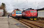 ES 499 1001 (362 001) und 362 161-2 zu sehen am 16.03.19 in Brno-Královo Pole.