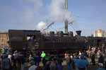 354 195 präsentiert sich in Cheb den zahlreichen Besuchern zum Narodni den zeleznice. 24.09.2016 11:17 Uhr.