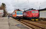 ES 499 1001 (362 001) und 362 161-2 zu sehen am 16.03.19 in Brno-Královo Pole.