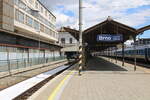 Der Bahnsteig 701 in Brno hl.n.