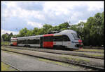 PID VT 847009-8 rangiert hier am 7.6.2024 um 11.27 Uhr im Bahnhof Rakovnik.