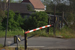 Im bahntariflichen Niemandsland, zwischen Lubawka und Kralovec befindet sich dieser BÜ 21.05.2016  08:50 Uhr.