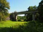 Blick auf die Brücke in Rakovnik am 7.8.2021