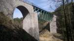 Blick auf die Brcke bei dorf Cista u Rakovnika am 27.3.2012