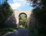 Blick auf die Brcke in Plasy am 28.8.2011