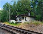 Das Stellwerk Nr.2 am Řevničov am 12.