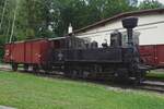 Ex-CSD 310 076 steht am 11 Juni 2022 ins CD Eisenbahnmuseum in Luzna u Rakovnika. 