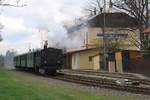 CSD 314 303 (CD 90 54 3143 003-2) am 06.April 2019 mit dem Os 10820 (Olomouc-Repcin - Olomouc hl.n.) im Bahnhof Olomouc Mesto.